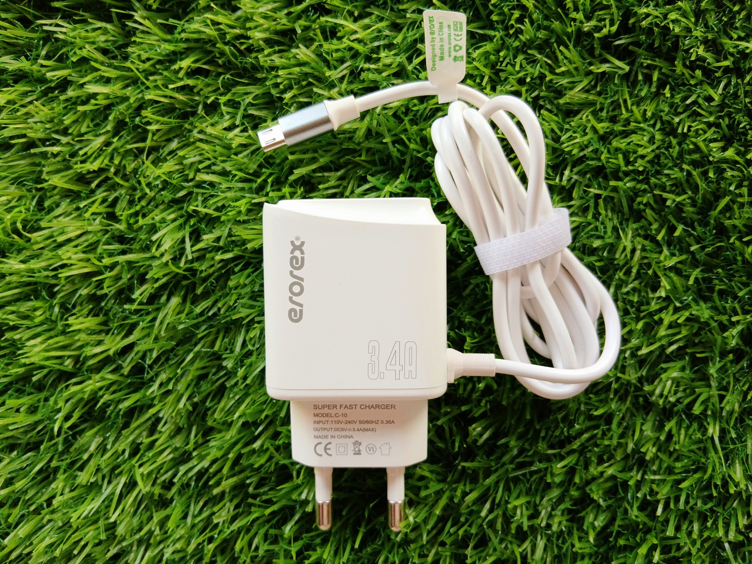 Micro Fixed + 2 USB Port Charger
